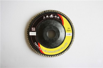 棕剛玉，125塑蓋百葉片反面